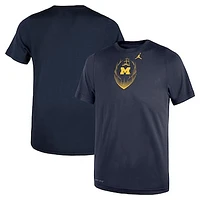 Toddler Jordan Brand Navy Michigan Wolverines Legend Football Performance T-Shirt