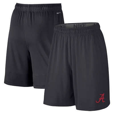 Youth Nike  Anthracite Alabama Crimson Tide Fly Performance Shorts