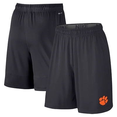 Youth Nike  Anthracite Clemson Tigers Fly Performance Shorts