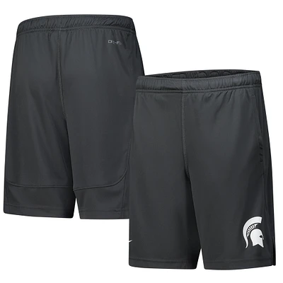 Youth Nike  Anthracite Michigan State Spartans Fly Performance Shorts