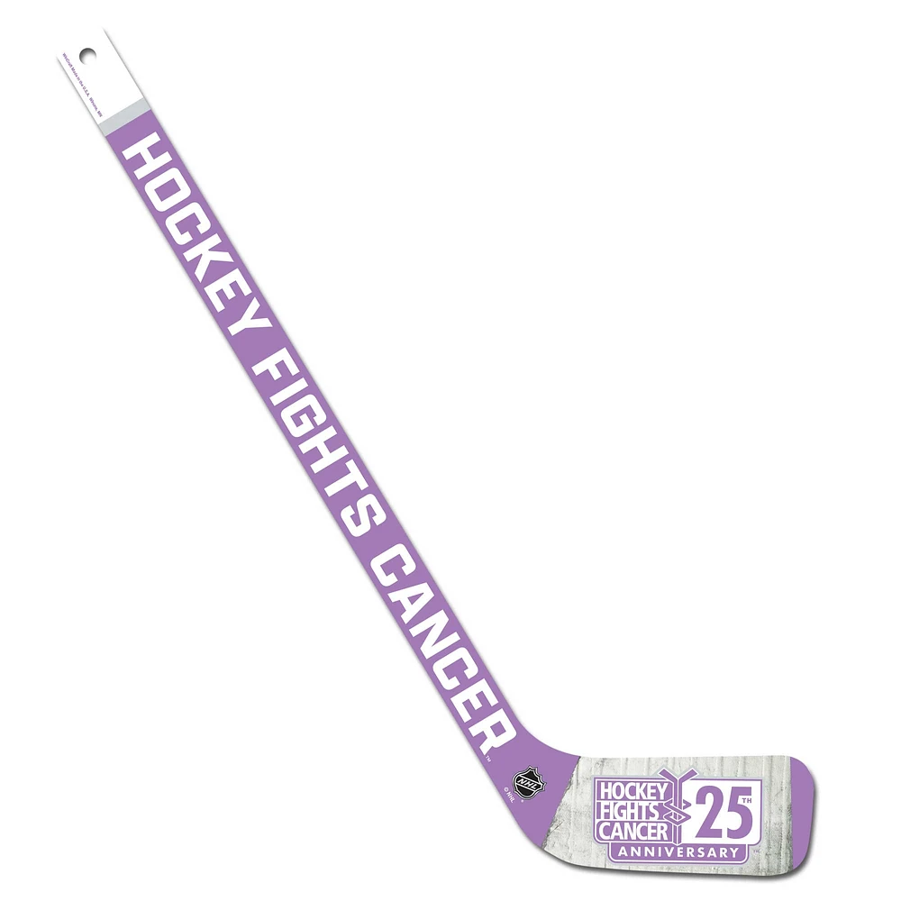 WinCraft NHL Hockey Fights Cancer 25th Anniversary Mini Wood Hockey Stick