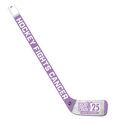 WinCraft NHL Hockey Fights Cancer 25th Anniversary Mini Wood Hockey Stick