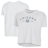 Women's Alternative Apparel  White Arizona Wildcats Retro Jersey Headliner Cropped T-Shirt