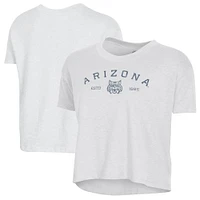 Women's Alternative Apparel  White Arizona Wildcats Retro Jersey Headliner Cropped T-Shirt