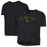 Women's Alternative Apparel Cal State Long Beach The Beach Retro Jersey Headliner Cropped T-Shirt