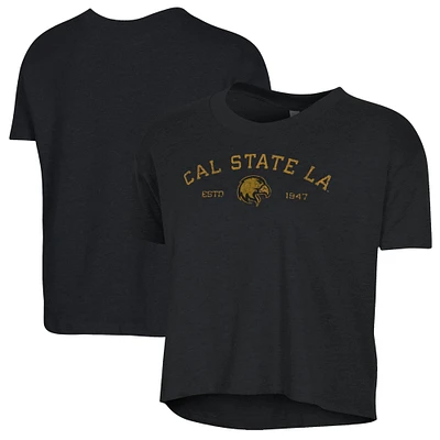 Women's Alternative Apparel Cal State L.A. Golden Eagles Retro Jersey Headliner Cropped T-Shirt