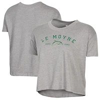 Women's Alternative Apparel Le Moyne Dolphins Retro Jersey Headliner Cropped T-Shirt