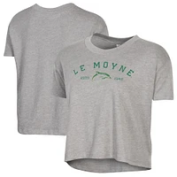 Women's Alternative Apparel Le Moyne Dolphins Retro Jersey Headliner Cropped T-Shirt