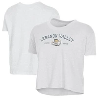 Women's Alternative Apparel Lebanon Valley College Retro Jersey Headliner Cropped T-Shirt