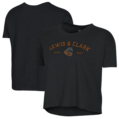 Women's Alternative Apparel Lewis & Clark College Pioneers Retro Jersey Headliner Cropped T-Shirt