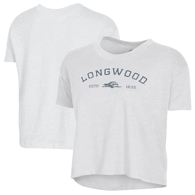 Women's Alternative Apparel Longwood Lancers Retro Jersey Headliner Cropped T-Shirt
