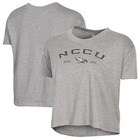 Women's Alternative Apparel  Gray North Carolina Central Eagles Retro Jersey Headliner Cropped T-Shirt