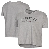 Women's Alternative Apparel  Gray North Carolina Central Eagles Retro Jersey Headliner Cropped T-Shirt