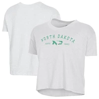 Women's Alternative Apparel  White North Dakota Retro Jersey Headliner Cropped T-Shirt