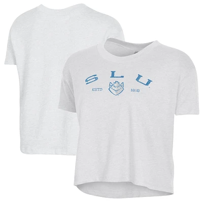 Women's Alternative Apparel  White Saint Louis Billikens Retro Jersey Headliner Cropped T-Shirt
