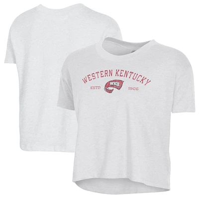 Women's Alternative Apparel  White Western Kentucky Hilltoppers Retro Jersey Headliner Cropped T-Shirt