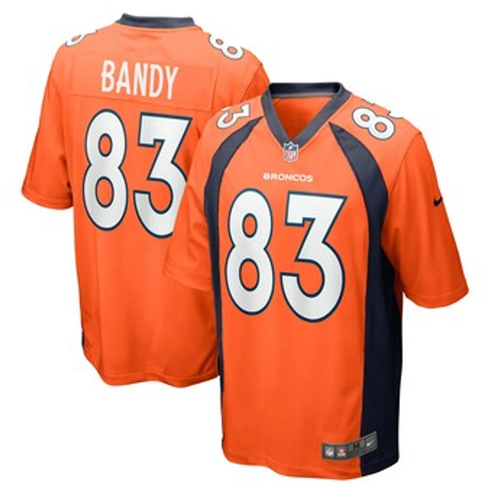 Men's Nike Michael Bandy  Orange Denver Broncos Team Game Jersey