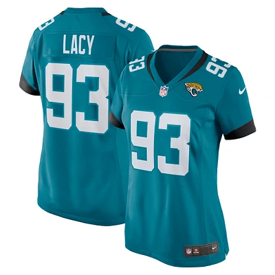 Women's Nike Tyler Lacy  Teal Jacksonville Jaguars Team Game Jersey