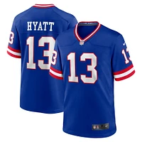 Men's Nike Jalin Hyatt  Royal New York Giants Team Game Jersey