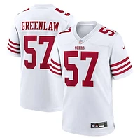 Men's Nike Dre Greenlaw  White San Francisco 49ers Team Game Jersey