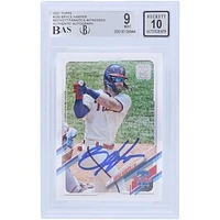 Bryce Harper Philadelphia Phillies Autographed 2021 Topps Series 1 #250 Beckett Fanatics Witnessed Authenticated 9/10 Card