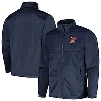 Men's Dunbrooke  Heather Navy Boston Red Sox Explorer Full-Zip Jacket