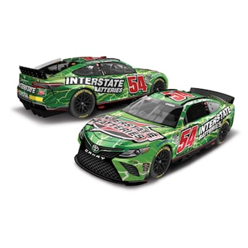 Action Racing  Ty Gibbs 2023 #54 Interstate Batteries Black 1:24 Elite Die-Cast Toyota Camry TRD