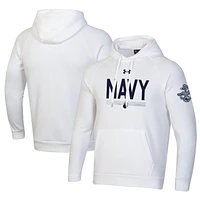 Men's Under Armour Navy Midshipmen Silent Service All Day Pullover Hoodie