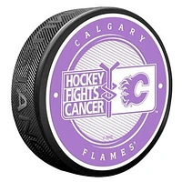 Calgary Flames Hockey Fights Cancer Puck