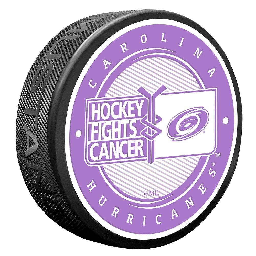 Carolina Hurricanes Hockey Fights Cancer Puck