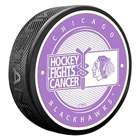Chicago Blackhawks Hockey Fights Cancer Puck