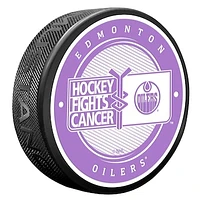 Edmonton Oilers Hockey Fights Cancer Puck