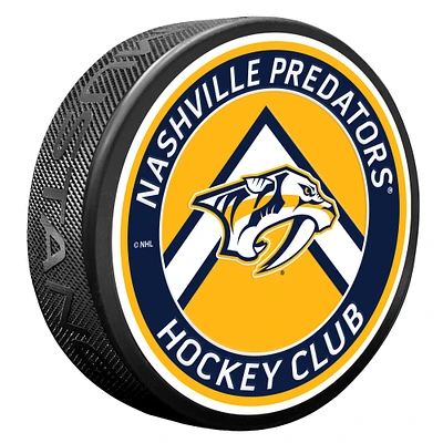 Nashville Predators Chevron Banner Puck