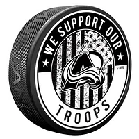 Colorado Avalanche Military Appreciation Puck