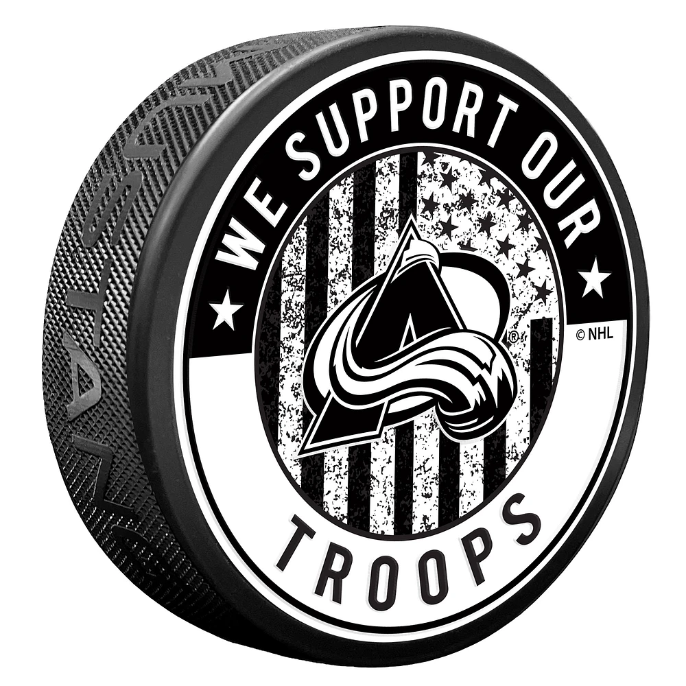 Colorado Avalanche Military Appreciation Puck