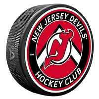 New Jersey Devils Chevron Banner Puck