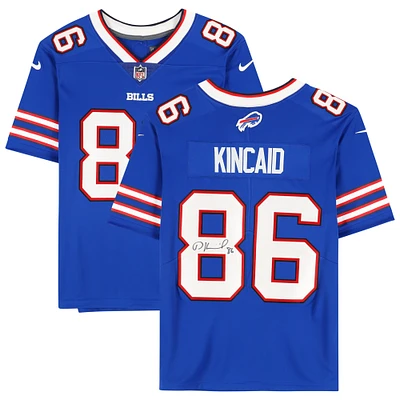 Dalton Kincaid Buffalo Bills Autographed Blue Nike Limited Jersey