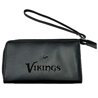 Black Minnesota Vikings Cell Phone Wristlet Wallet