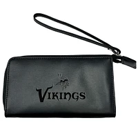 Black Minnesota Vikings Cell Phone Wristlet Wallet