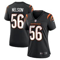 Women's Nike Garrett Nelson  Black Cincinnati Bengals Game Jersey