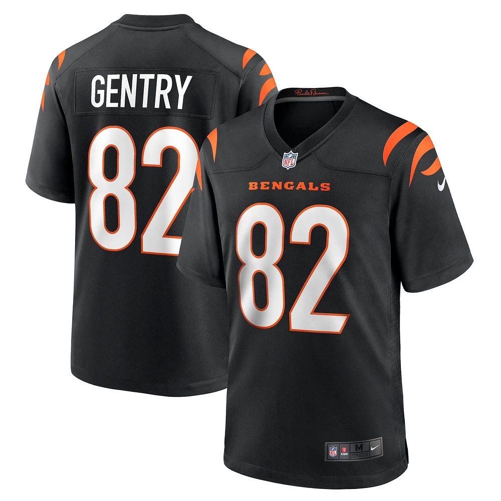 Men's Nike Zach Gentry  Black Cincinnati Bengals Game Jersey