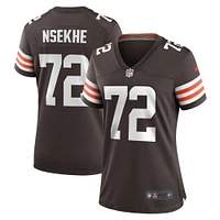 Women's Nike Ty Nsekhe  Brown Cleveland Browns Game Jersey