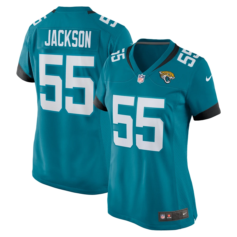 Women's Nike Dequan Jackson  Teal Jacksonville Jaguars Game Jersey