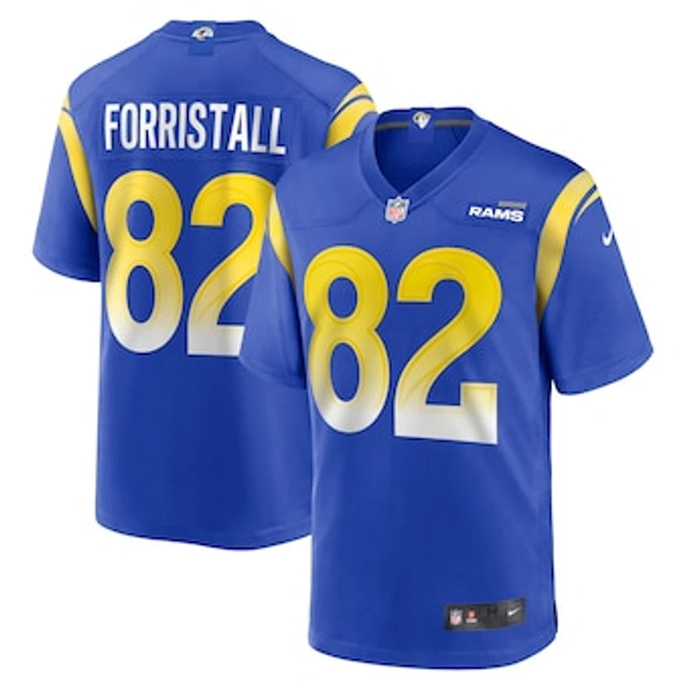 Men's Nike Miller Forristall  Royal Los Angeles Rams Game Jersey