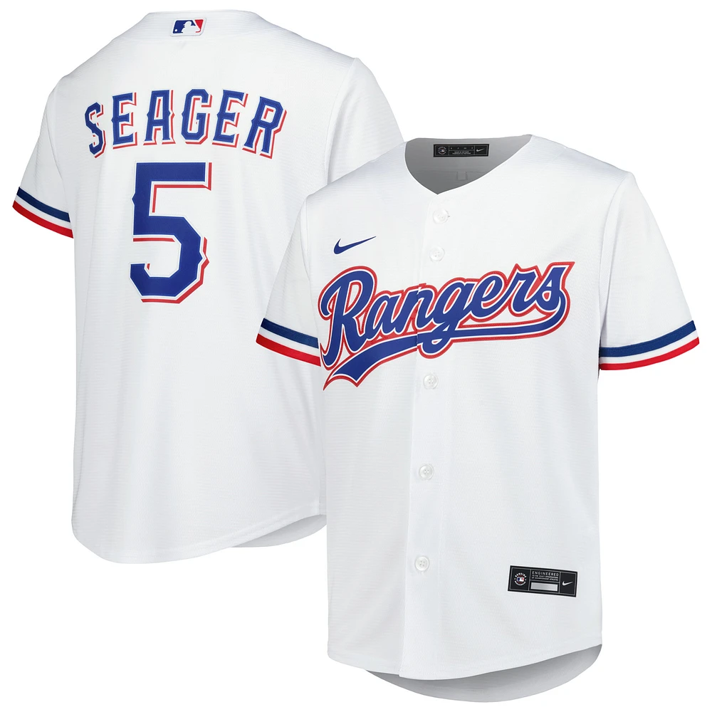 Youth Nike Corey Seager White Texas Rangers Home Replica Player Jersey