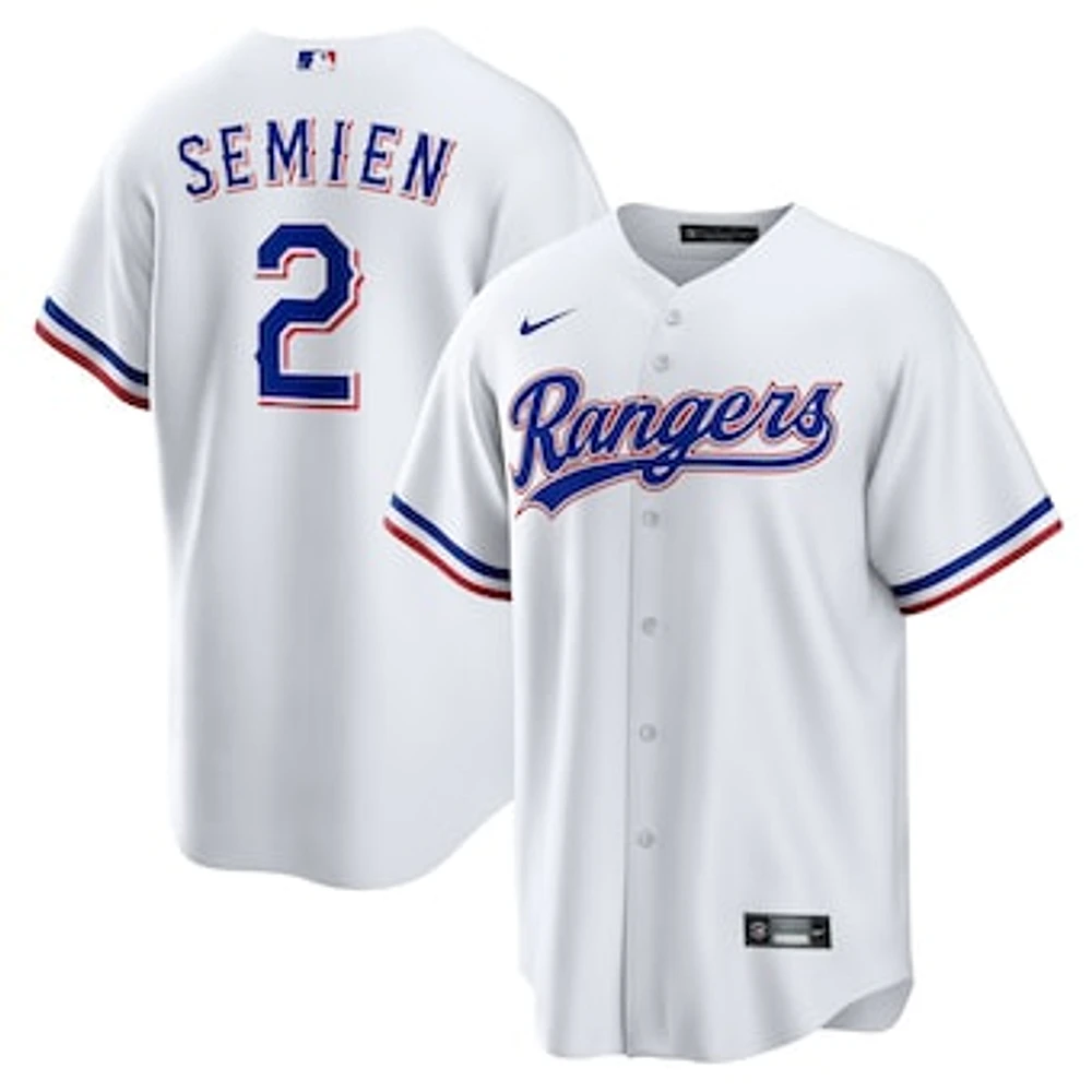 Youth Nike Marcus Semien White Texas Rangers Home Replica Player Jersey