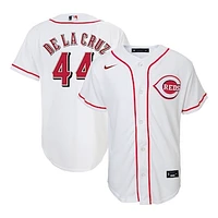 Toddler Nike Elly De La Cruz White Cincinnati Reds Home Replica Jersey