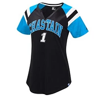 Women's Starter Black Ross Chastain Game On Notch Neck Raglan T-Shirt