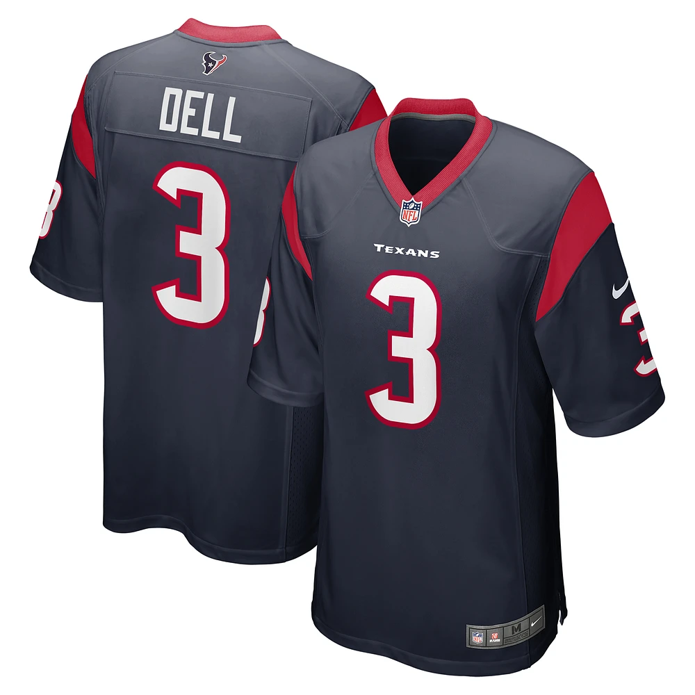 Men's Nike Tank Dell Navy Houston Texans Player Game Jersey