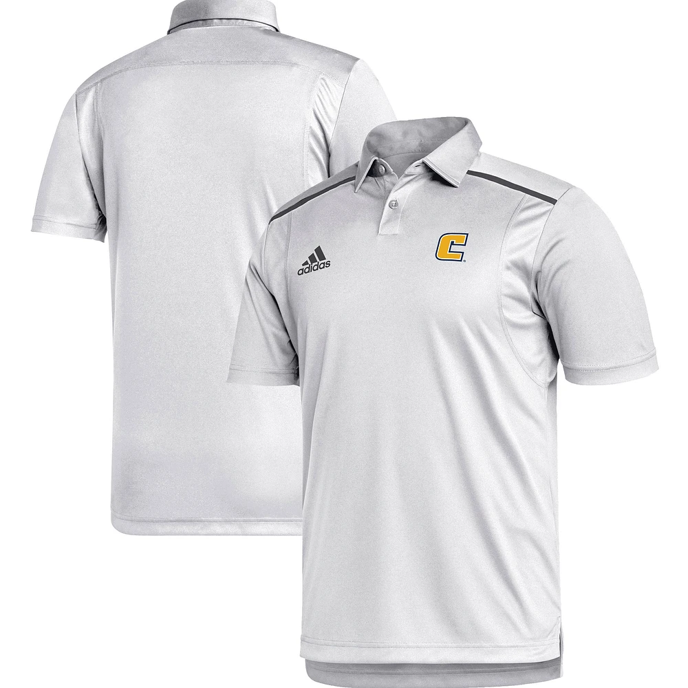Men's adidas White Tennessee Chattanooga Mocs Team Issue Polo